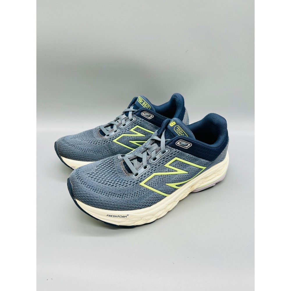 New Balance Shoes Mens 7 Blue Fresh Foam X 860 Stability Running Sneakers - Picture 3 of 11